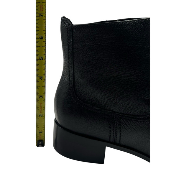 COLE HAAN Naia Black Leather Ankle Boots Womens Size 8.5B Side Zip New $200 G - Picture 9 of 13